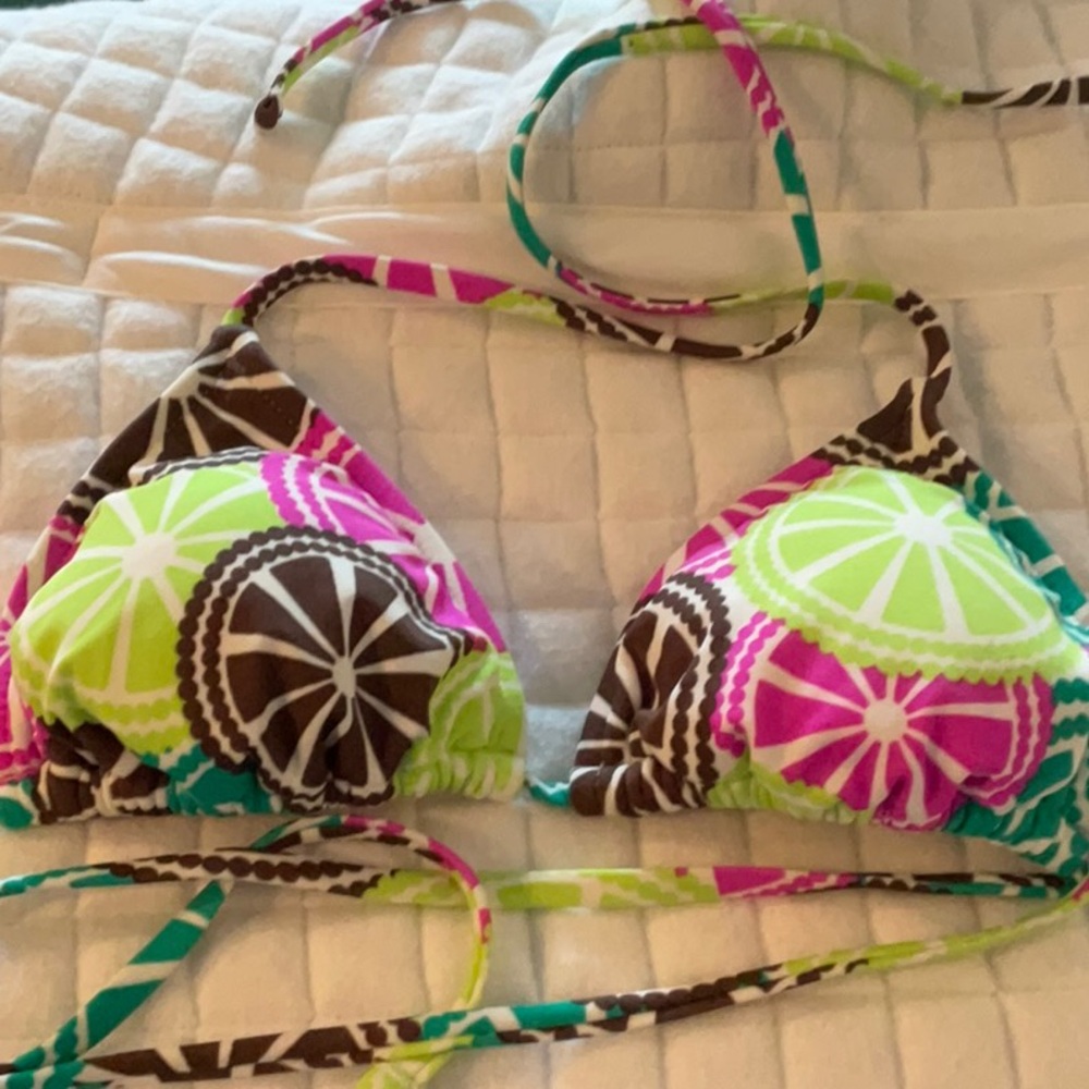 NWOT multi print Roxy bikin